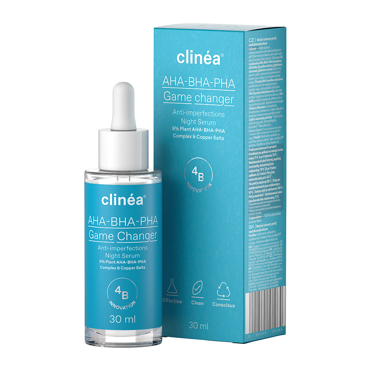 CLINEA - GAME CHANGER AHA–BHA–PHA Serum - 30ml